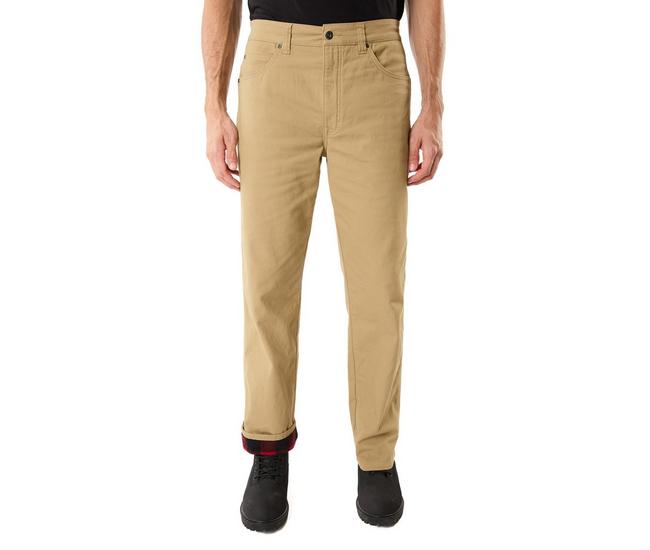 Stretch Cotton Canvas Cargo Trousers for Man in Ruby