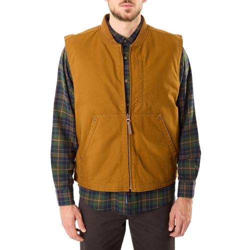 Smith's Workwear Big Mens Sherpa Lined Duck Vest