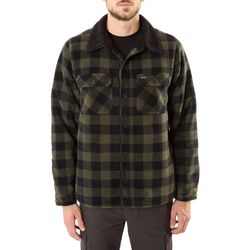 Smith's WorkWear Men's Sherpa Lined Microfleece Shirt Jacket