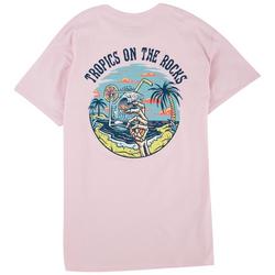 Mens Tropics on the Rocks Short Sleeve T-Shirt