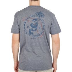 FloGrown Mens Tropical Snake Short Sleeve T-Shirt