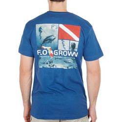 FloGrown Mens Multiplane Spearfish Short Sleeve T-Shirt