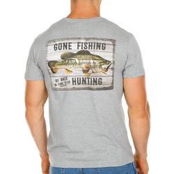 Mens Gone Fishing Short Sleeve T-Shirt