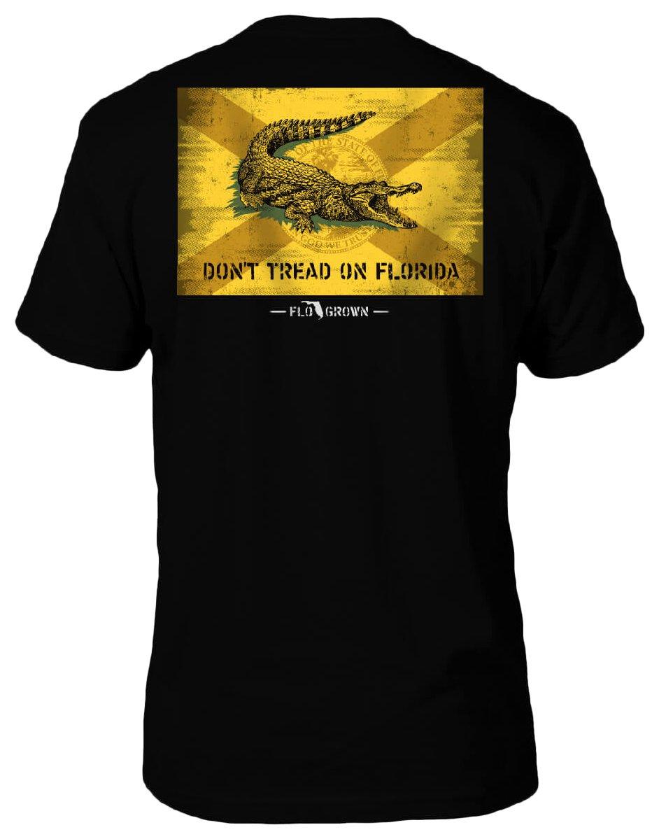 FloGrown Mens Don't Tread On Florida Graphic T-Shirt