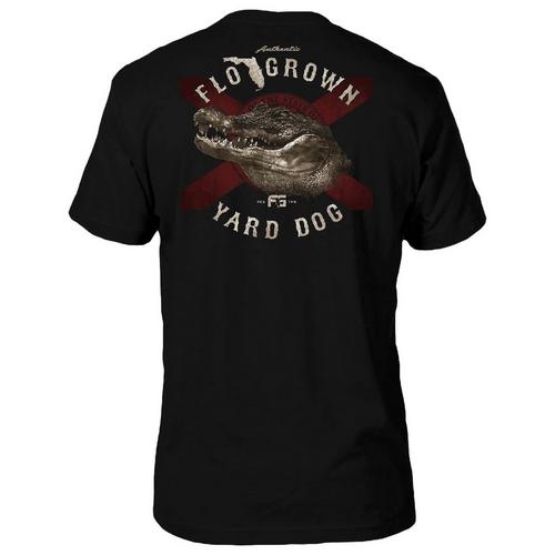 FloGrown Mens Yard Dog Graphic T-Shirt