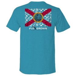 Mens Fish Flag Graphic T-Shirt