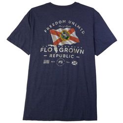 FloGrown Mens Authentic Republic Florida Seal Flag T-Shirt
