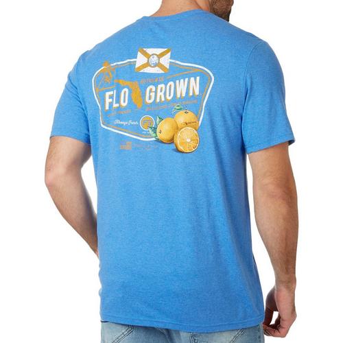 FloGrown Mens Vintage Florida Hand Picked Citrus T-shirt