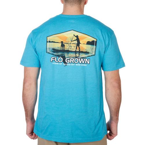 FloGrown Mens Authentic Paddle Board Short Sleeve T-Shirt