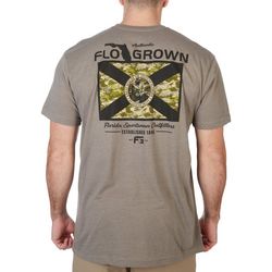 FloGrown Mens Authentic Sportsman Camo Graphic T-Shirt
