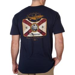 Mens Authentic Vintage Fishing Graphic T-Shirt