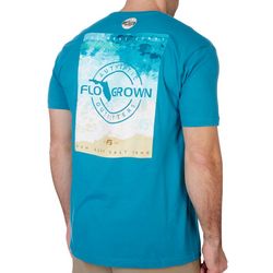 FloGrown Mens Authentic Shoreline Posters  T-Shirt
