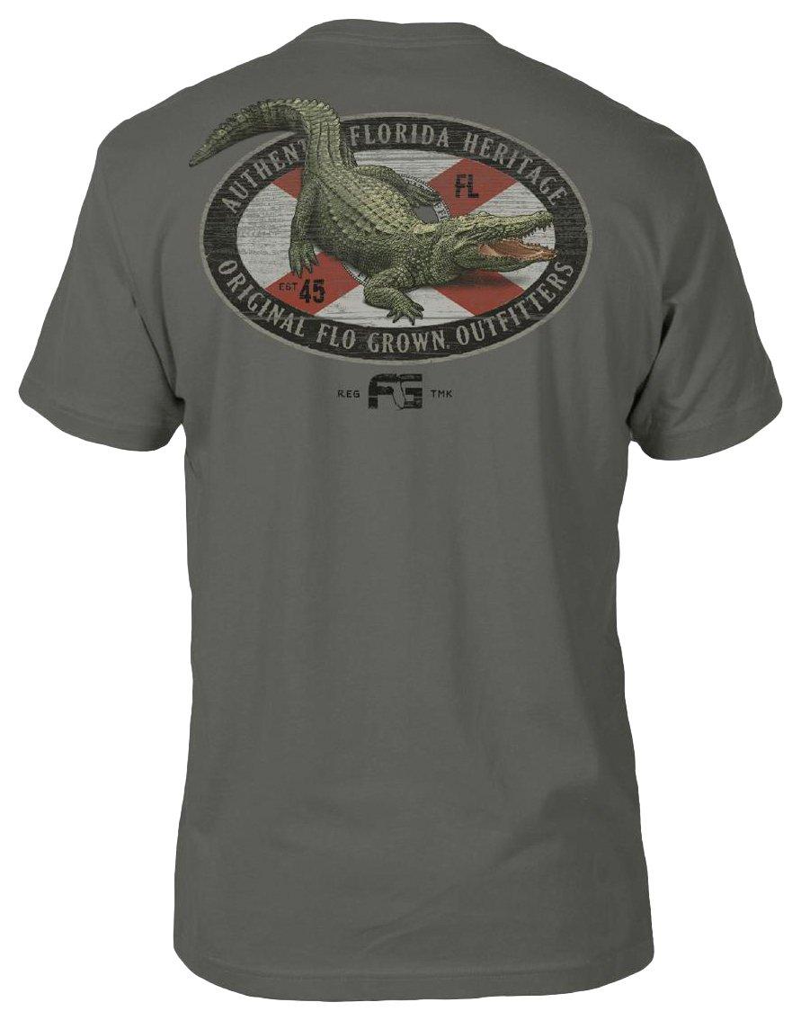 FloGrown Mens Gator Outfitter Short Sleeve T-Shirt