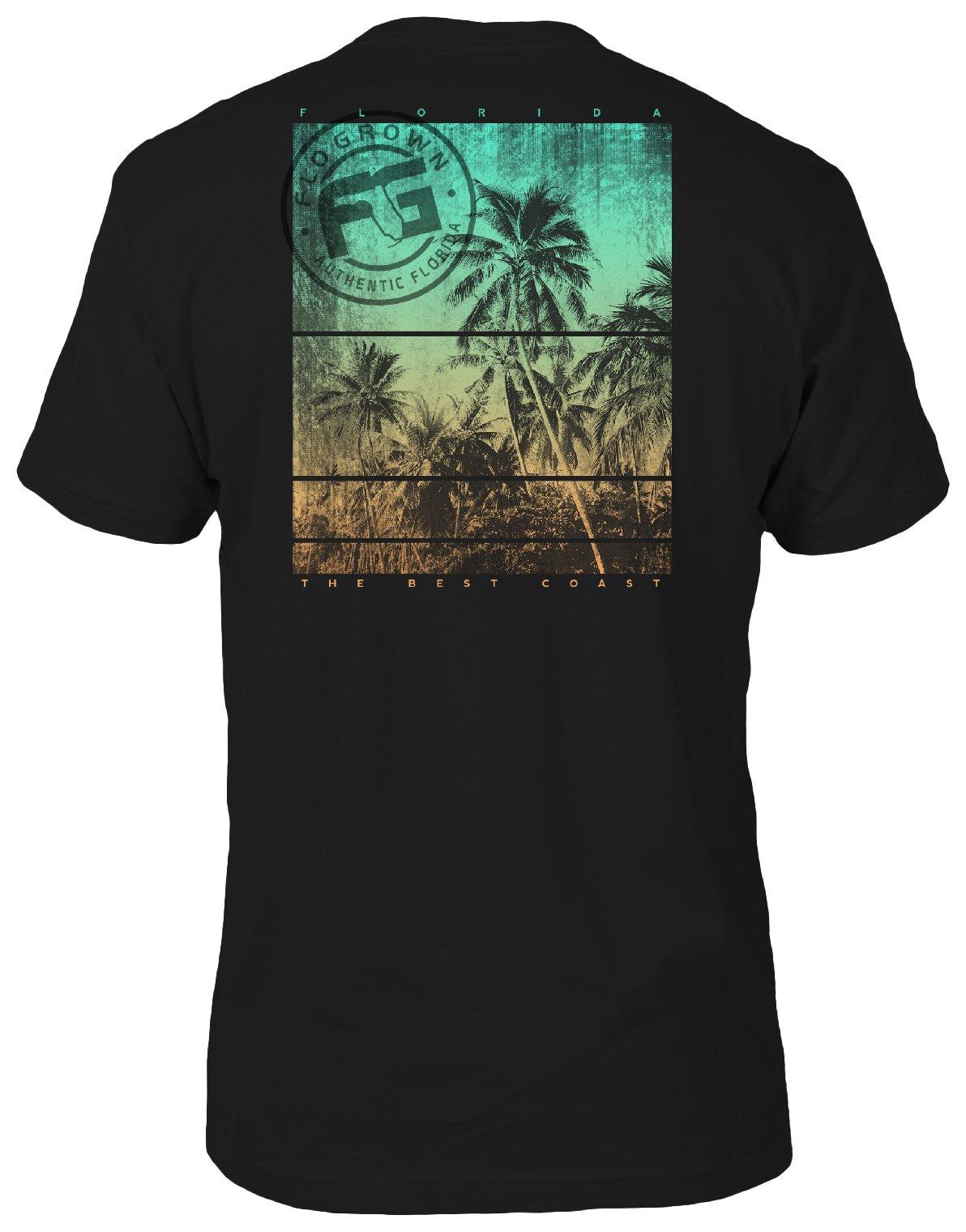 FloGrown Mens Palms Coast Graphic T-shirt
