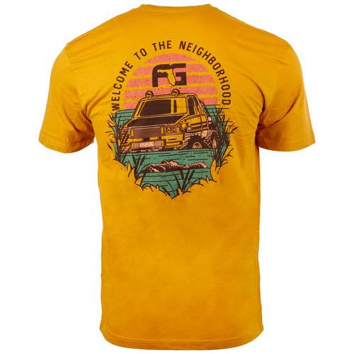 FloGrown Mens Jeep In Water Short Sleeve T-Shirt