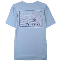 Mens United Waves Americana Flag T-Shirt