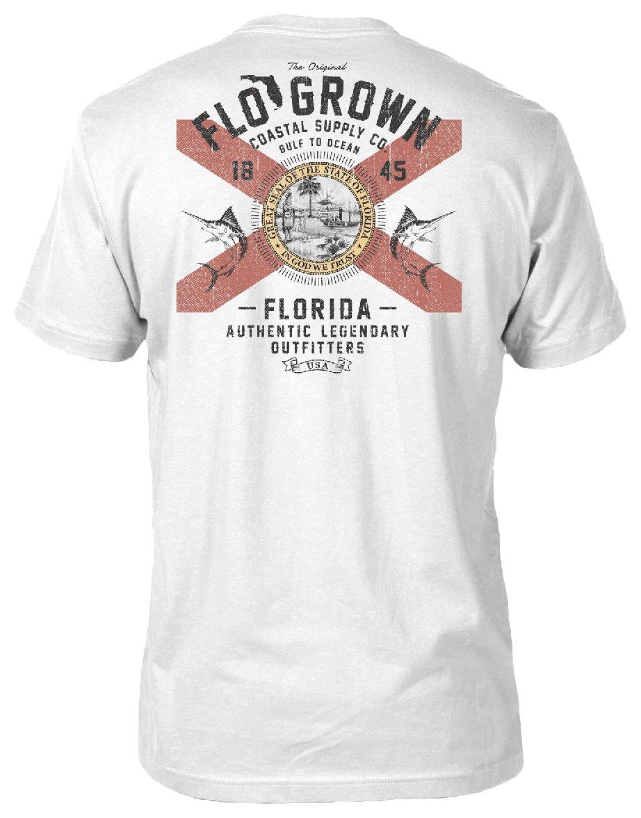 Mens Vintage Florida Seal Graphic T-shirt
