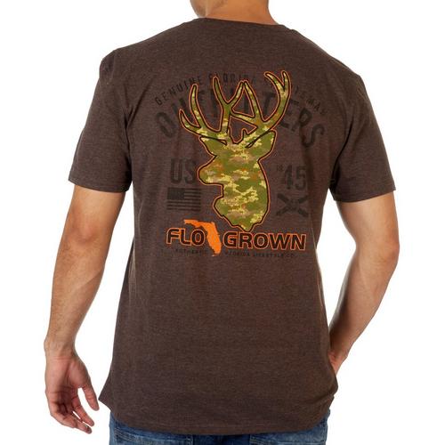 FloGrown Mens Florida Camo Deer Outfitters T-Shirt