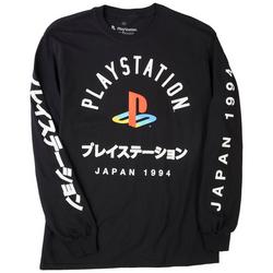 Mens Playstion Graphic Long Sleeve T-Shirt