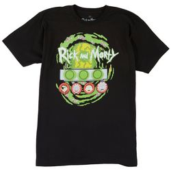 Rick and Morty Mens Portal Graphic T-Shirt