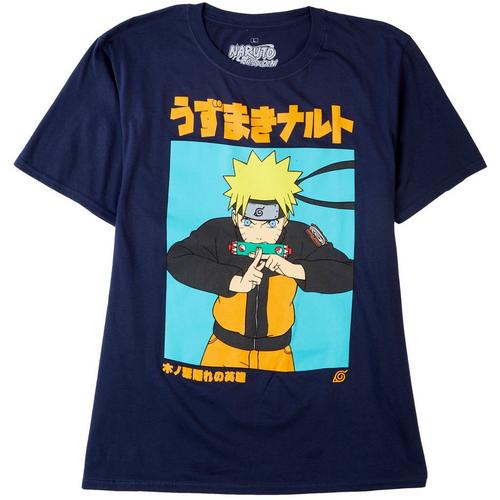 Ripple Junction Mens Naruto Solid Graphic T-Shirt
