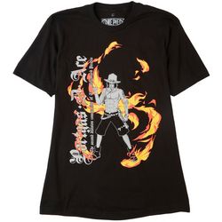 Ripple Junction Mens One Punch Man Flame Graphic T-Shirt