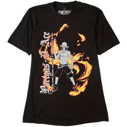 Mens One Punch Man Flame Graphic T-Shirt