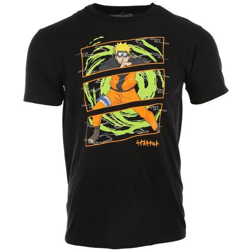 Mens Naruto Power Up Short Sleeve T-Shirt