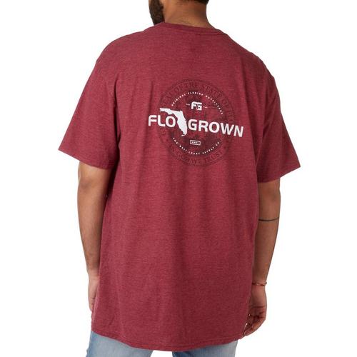 FloGrown Mens FloGrown Logo Screen Short Sleeve T-Shirt