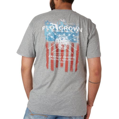 FloGrown Mens Original Americana Short Sleeve T-Shirt