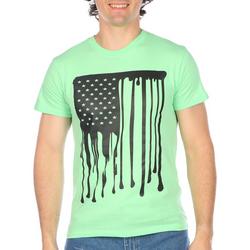 Mens American Flag Short Sleeve T-Shirt