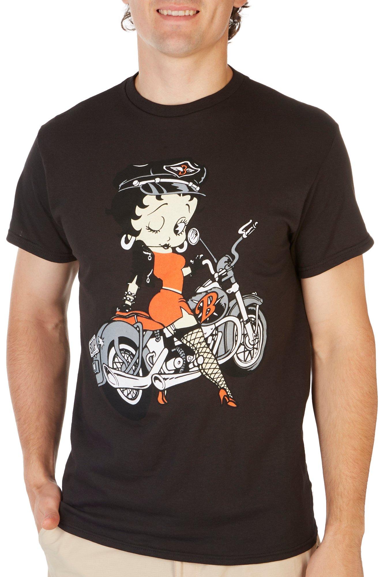 BROOKLYN VERTICAL Mens Betty Boop Short Sleeve T-Shirt