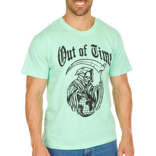 Mens Out Of Time Graphic Short Sleeve T-Shirt