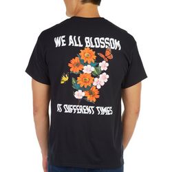 BROOKLYN VERTICAL Mens Blessed Blossom Short Sleeve T-Shirt