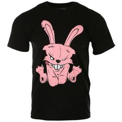 Mens Scary Bunny Short Sleeve T-Shirt