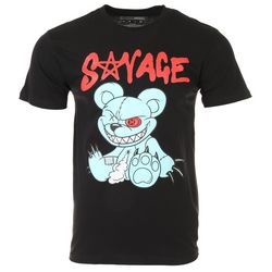 Mens Savage Bear Short Sleeve T-Shirt