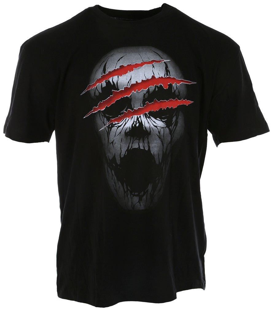 BROOKLYN VERTICAL Mens Scary Face Short Sleeve T-Shirt