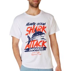 BROOKLYN VERTICAL Mens Shark Attack Short Sleeve T-Shirt