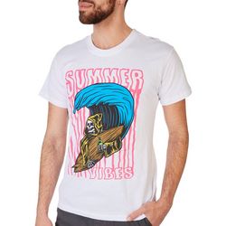 BROOKLYN VERTICAL Mens Summer Vibes Short Sleeve T-Shirt