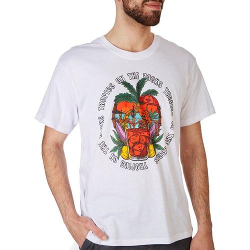 BROOKLYN VERTICAL Mens Tropics Short Sleeve T-Shirt