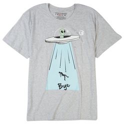 BROOKLYN VERTICAL Mens Alien Bye Graphic T-Shirt