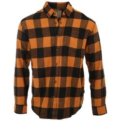 Flannel Checkered Long Sleeve Button Down Shirt