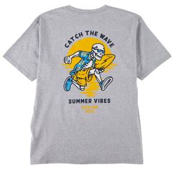 Visitor Mens Catch The Wave Heathered T-Shirt