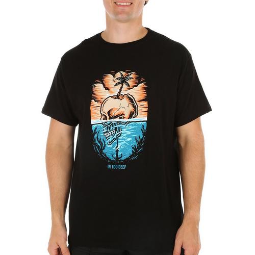 Mens In Too Deep Graphic Short Sleeve T-Shirt