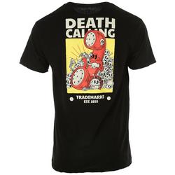 Mens Death Calling Graphic Short Sleeve T-Shirt