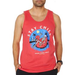 Visitor Mens Stay Chill Good Vibes Only Tank