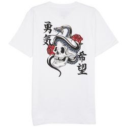 TACO TUESDAY Mens Kanji Skull Snake Short Sleeve T-Shirt
