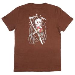 Mens Reaper With Rose Short Sleeve T-Shirt