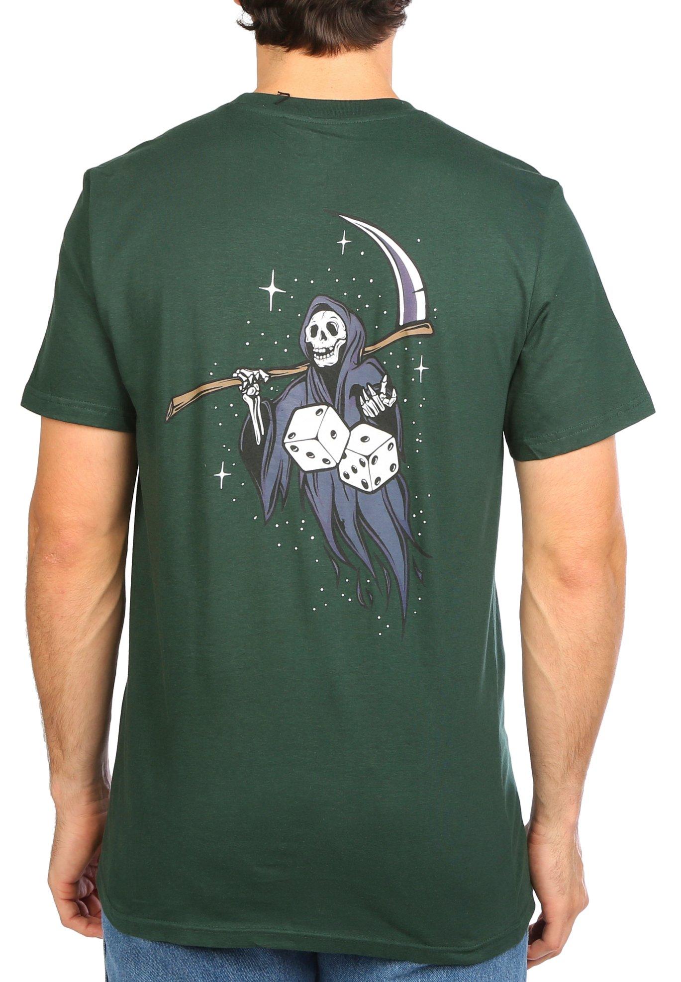 Mens Reaper Dice Short Sleeve T-Shirt