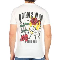 Mens Born To Win Dice Short Sleeve T-Shirt